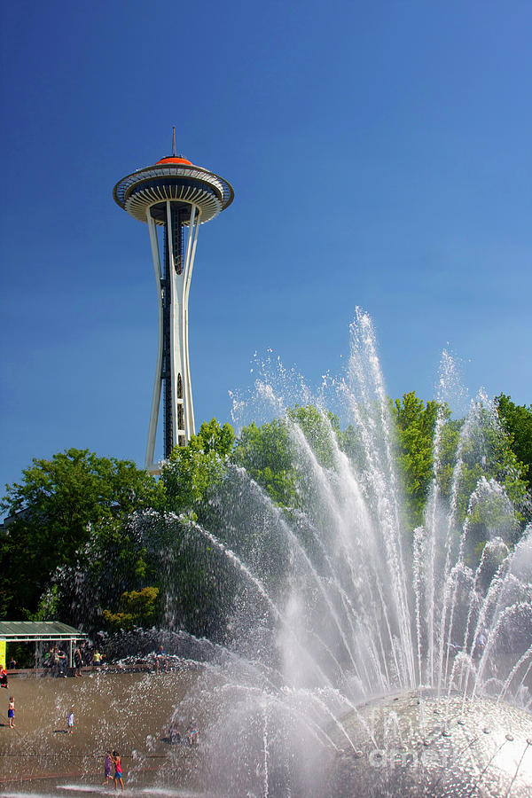 Space Needle in Seattle Photograph by Bruce Block