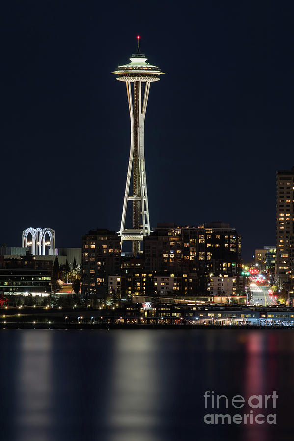 Space needle Photograph by Jim Hatch