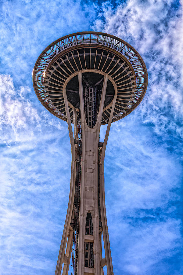 Space Photograph - Space Needle by Thomas Hall