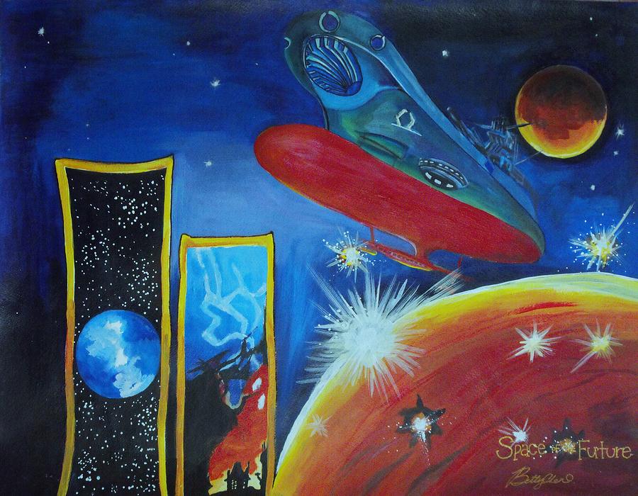 Space of the Future Painting by Betty Chin