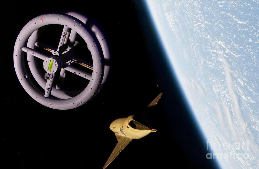 Space Station 9 Photograph by Timothy Smith Pixels