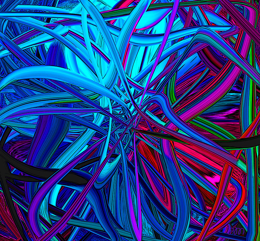 Space String Blues Digital Art by Phillip Mossbarger