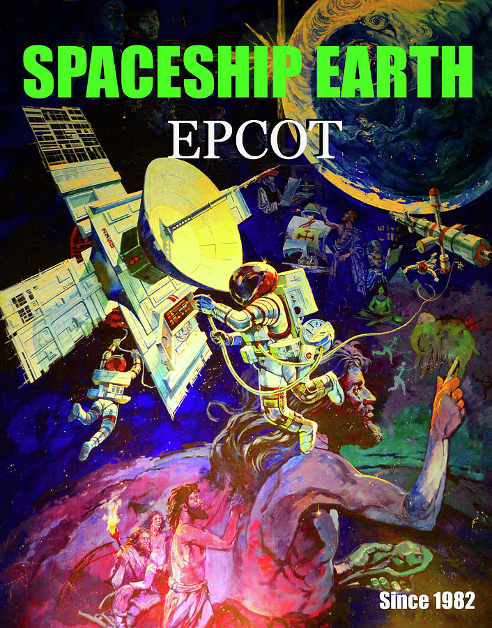 Spaceship Earth 1982 Photograph by David Lee Thompson