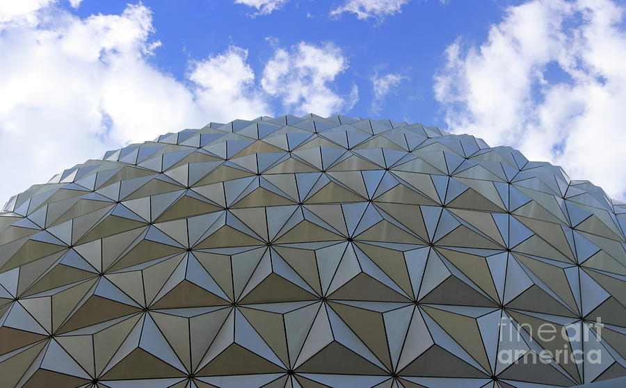 Spaceship Earth Dome Photograph by Erick Schmidt