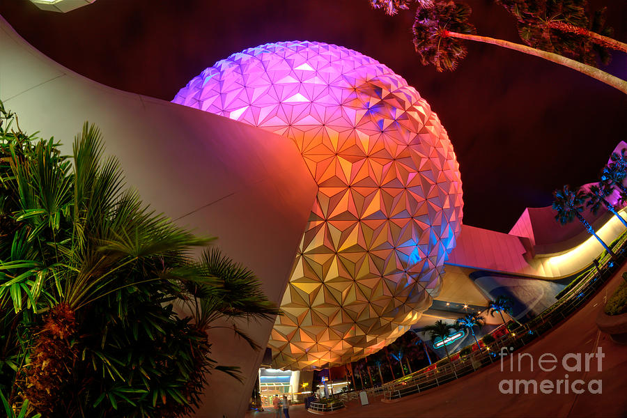 Orlando Photograph - Spaceship Earth Perspective by Jeffrey Miklush