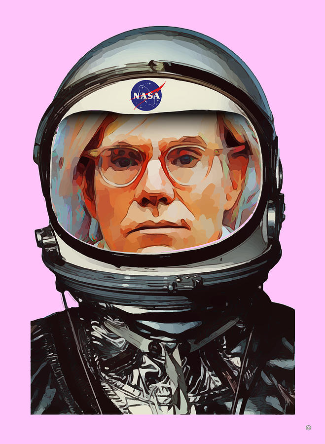 Spacesuit Warhol Digital Art by Gary Grayson