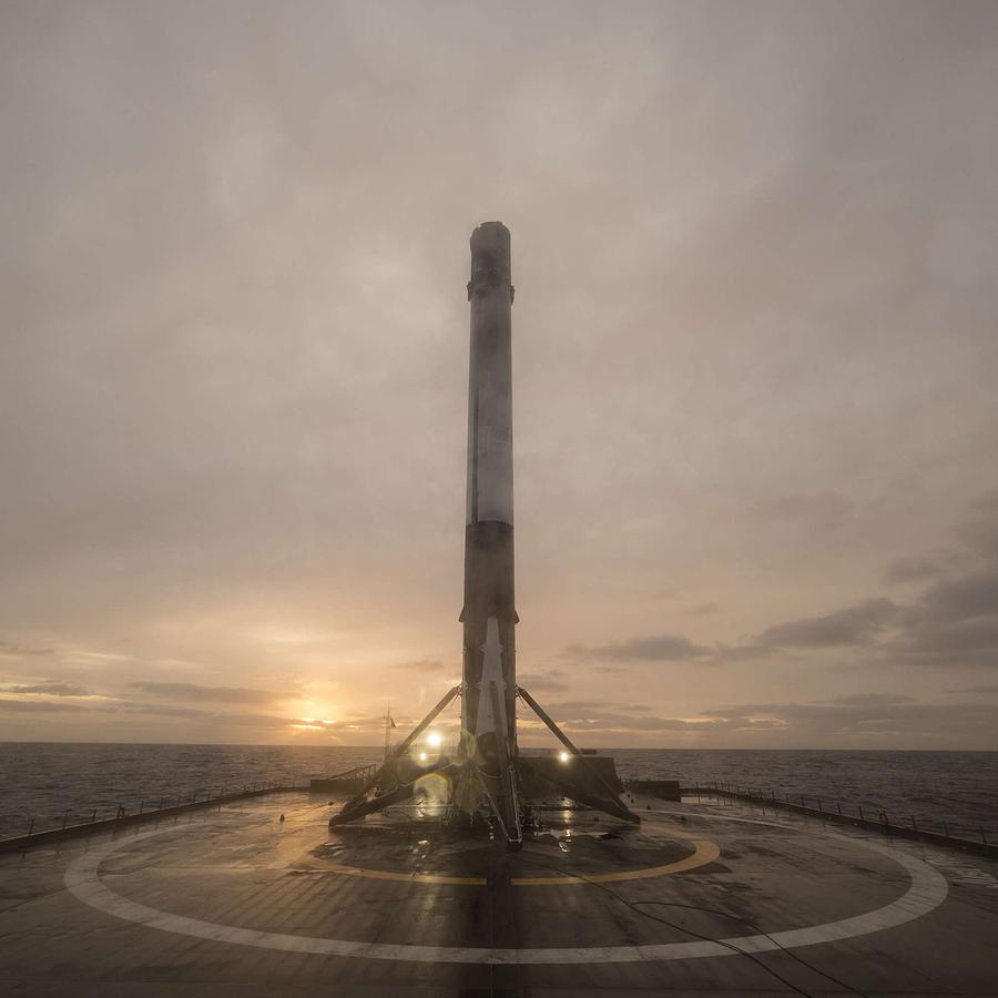 SpaceX, Iridium-1 Landed Painting by Celestial Images