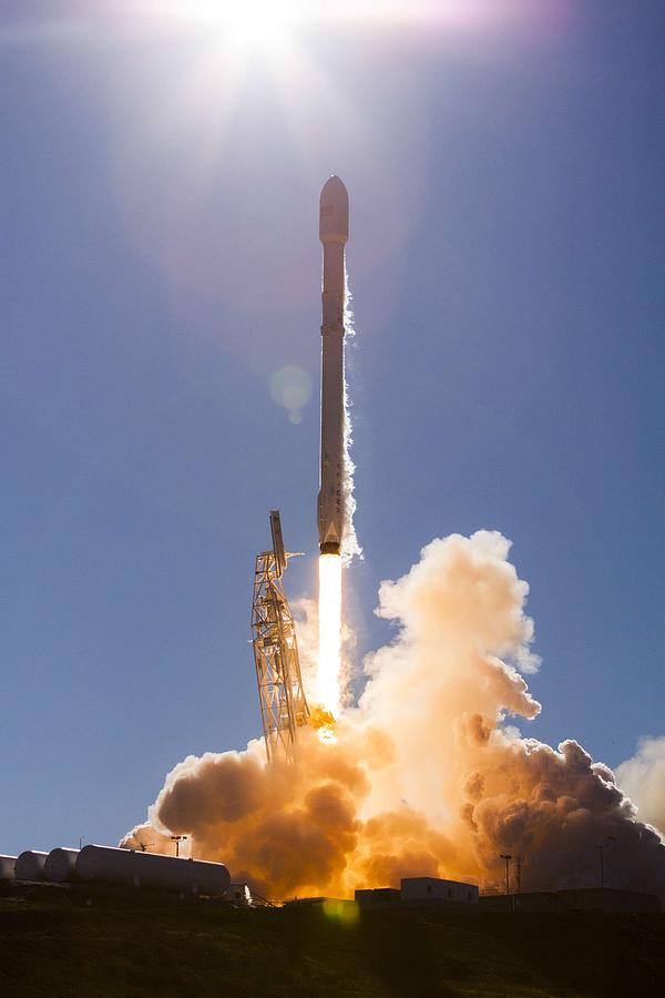 SpaceX, Iridium-1 Launch 2 Painting by Celestial Images