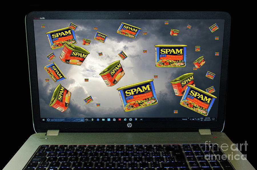Can Photograph - Spam Wars by Bob Christopher
