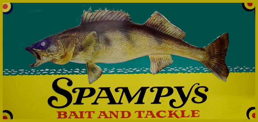 Spampys Bait and Tackle Painting by Sign Art