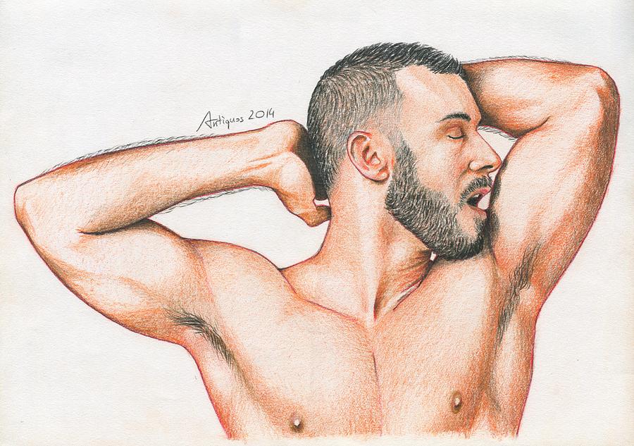 Gay Mixed Media - Spaniard by Anti Quos
