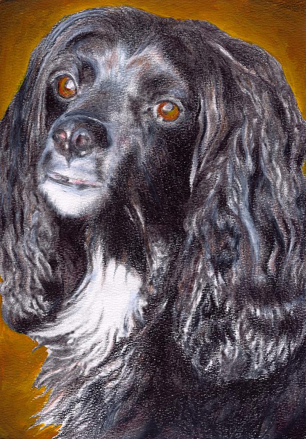 Spaniel Eloquence Painting by Joe Dagher