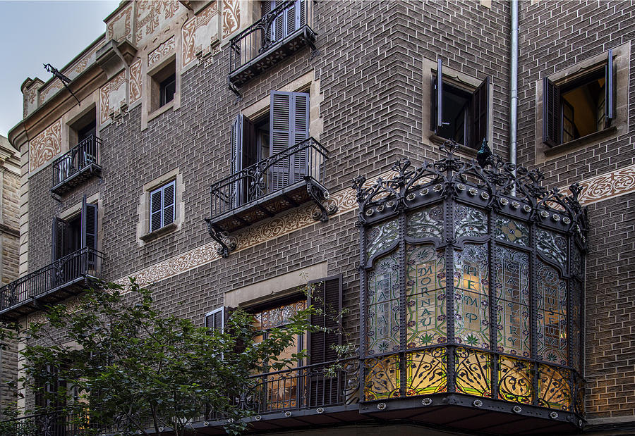 Spanish Art Deco Window Photograph by Georgia Clare