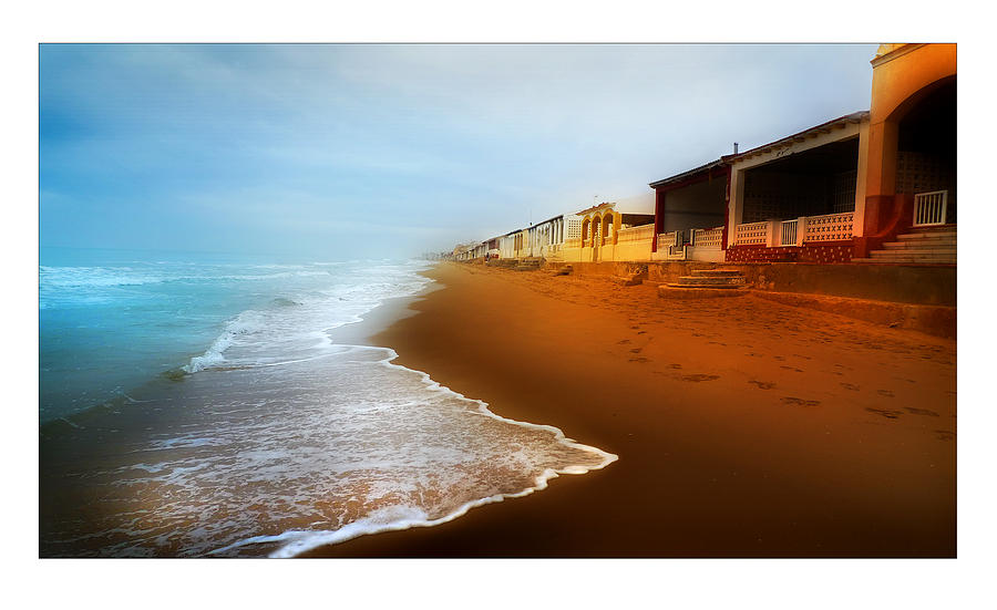 Spanish Beach Chalets Photograph by Mal Bray