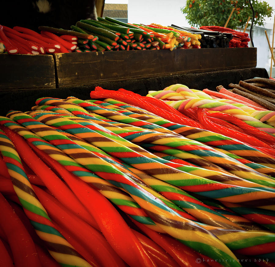 Spanish Candy for sale Photograph by Henri Irizarri