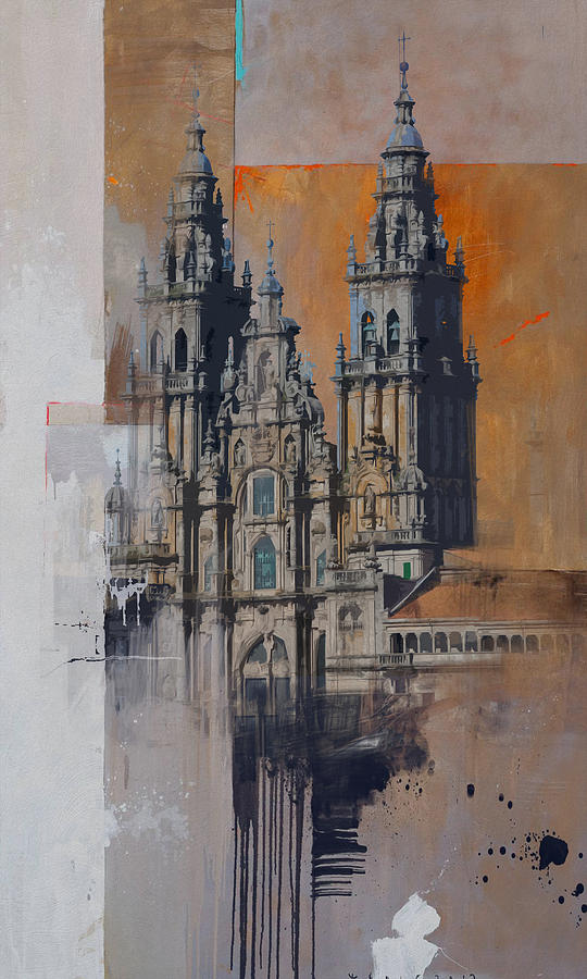 Architecture Painting - Spanish Culture 5 by Corporate Art Task Force