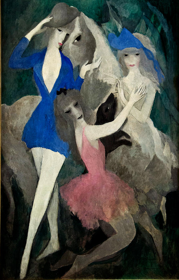 Robert Delaunay Painting - Spanish Dancers by Marie Laurencin