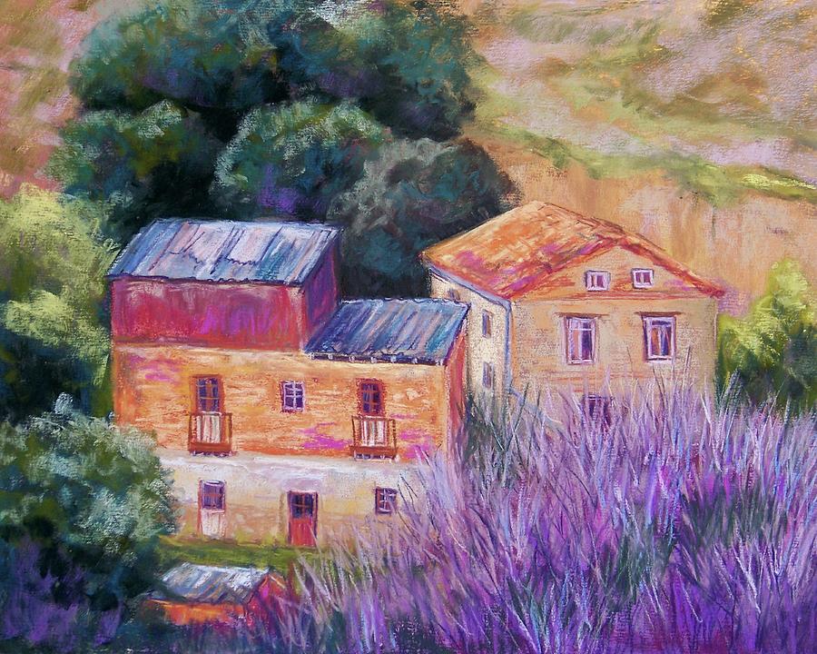 Spanish Farmhouses Pastel by Candy Mayer