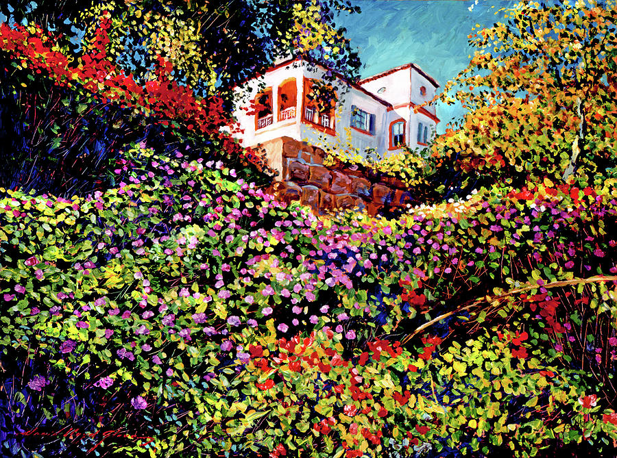 Spanish House Painting by David Lloyd Glover