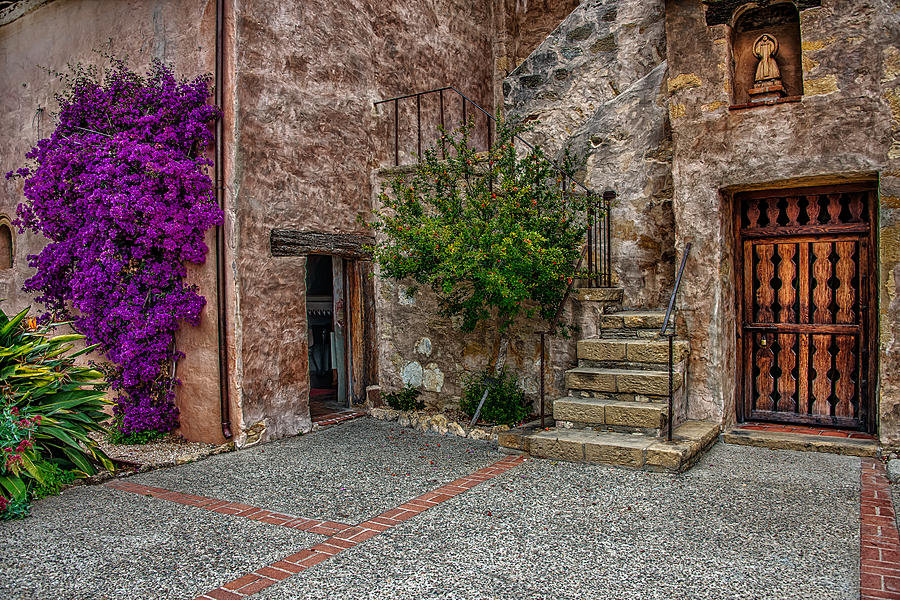Spanish Missions back entrance.  Photograph by Patrick Boening