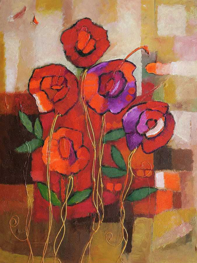 Spanish Roses Painting by Lutz Baar