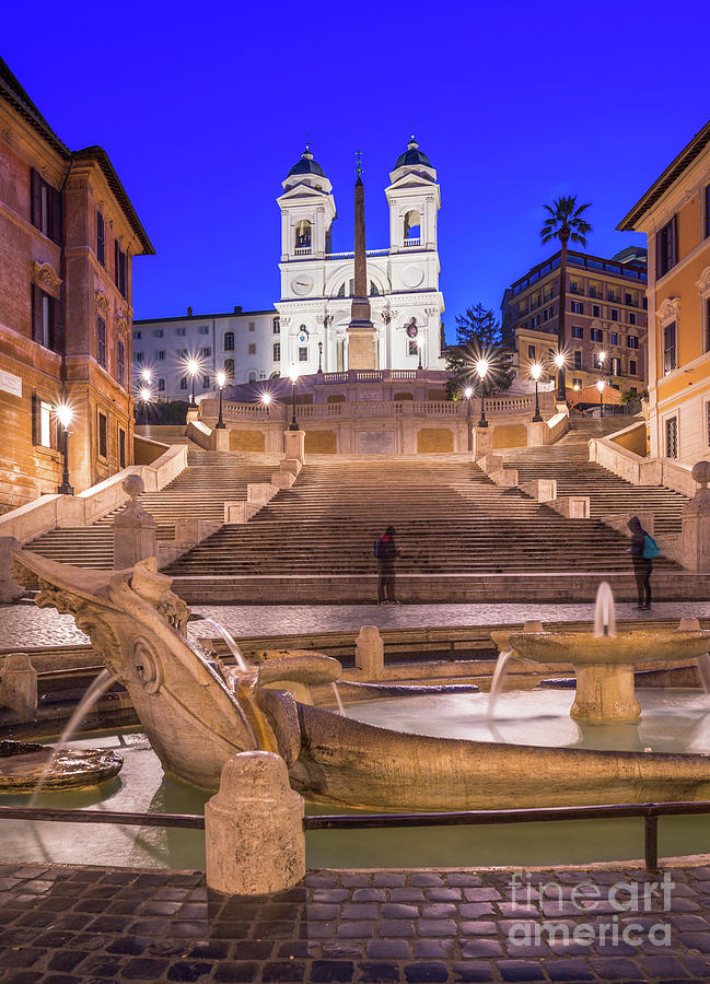 Spanish steps Photograph by Andrew Michael