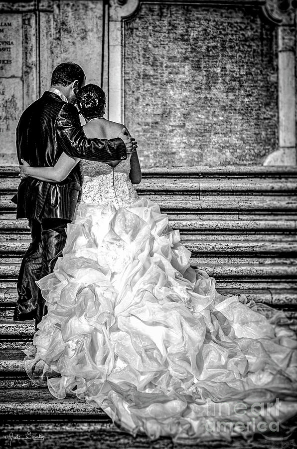 Spanish Steps Wedding Photograph