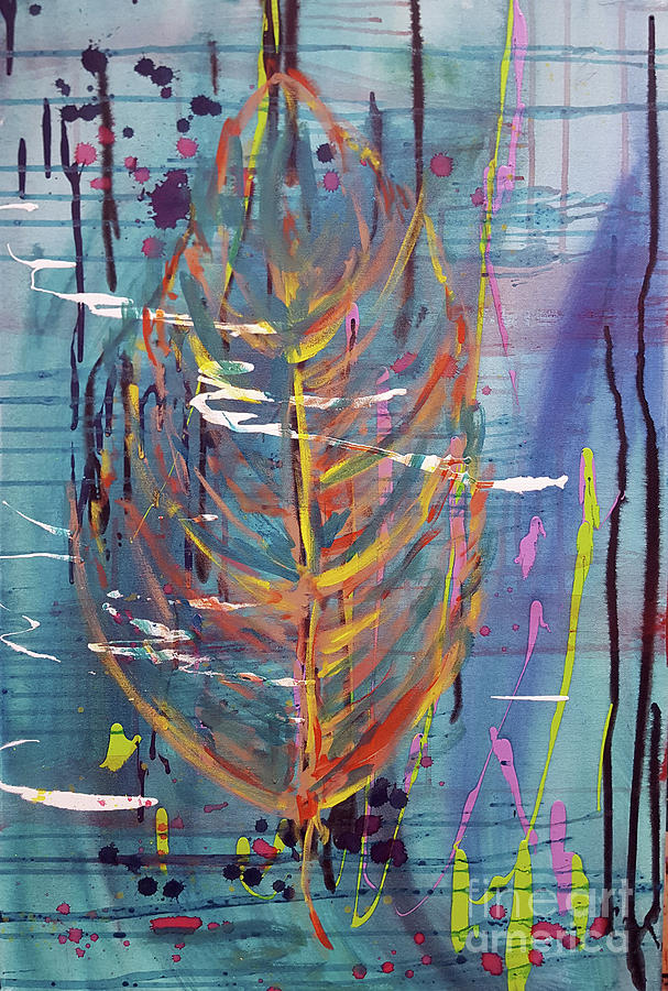 Abstract Painting - Spark of Life by Cheryle Gannaway