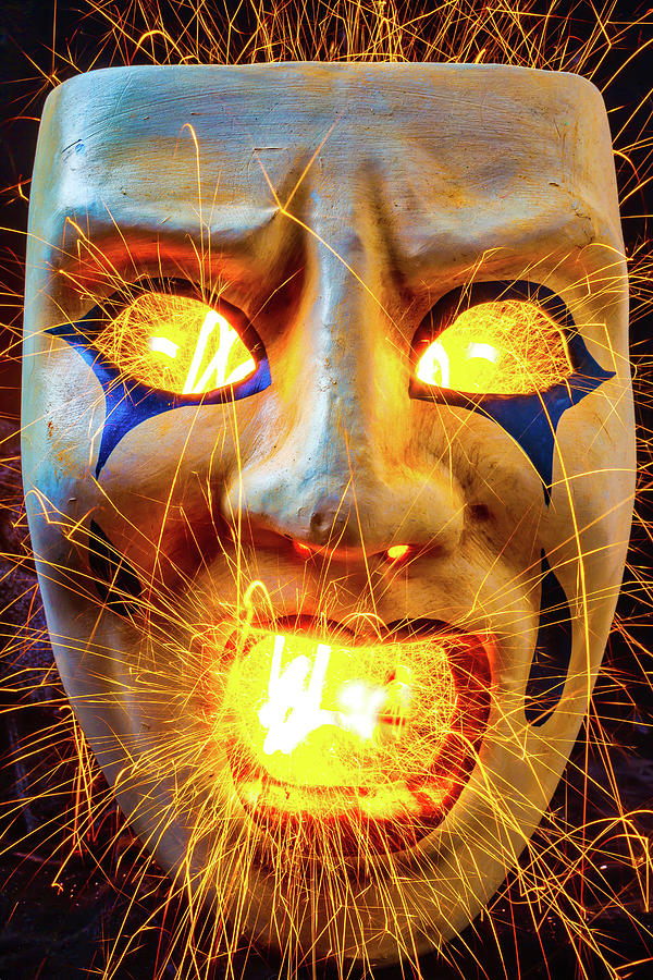 Sparking Mask Photograph by Garry Gay