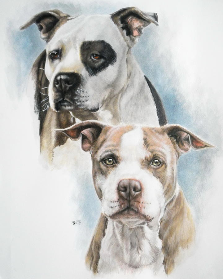 Sparkle and Buster Painting by Barbara Keith