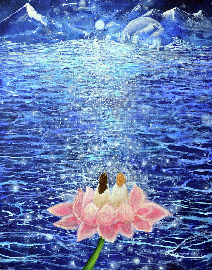 Sparkle Souls Painting by Ashleigh Dyan Bayer