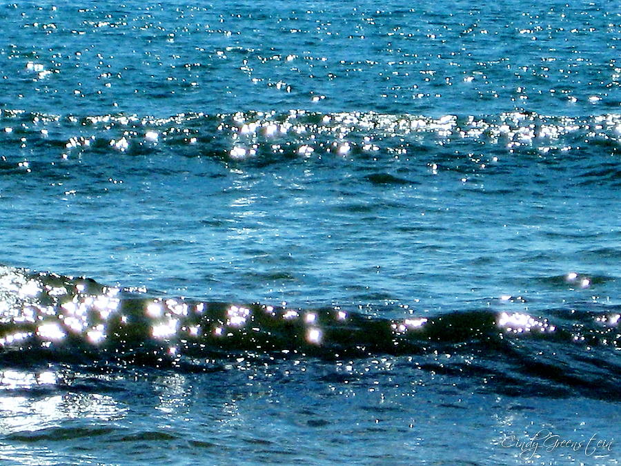 Sparkle Waves  Photograph by Cindy Greenstein