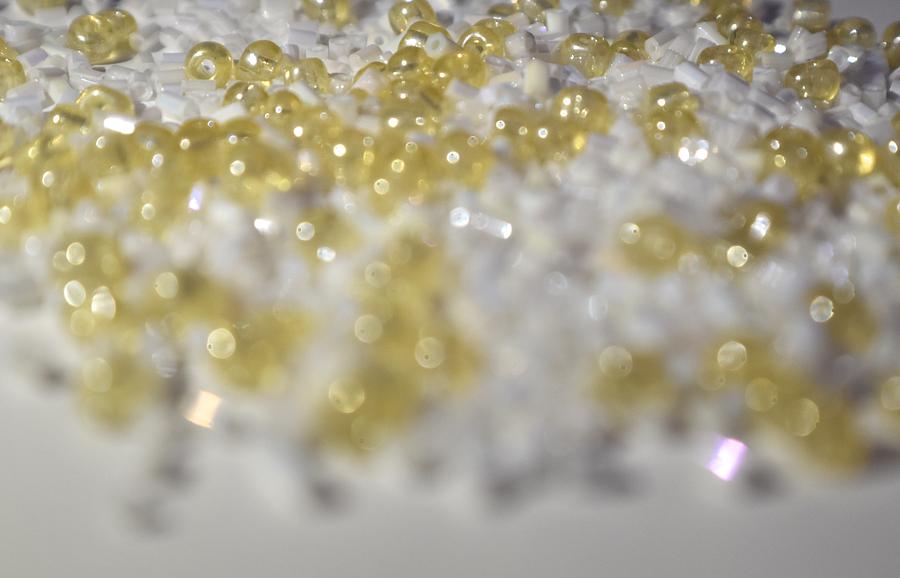 Sparkling Glass Beads Photograph