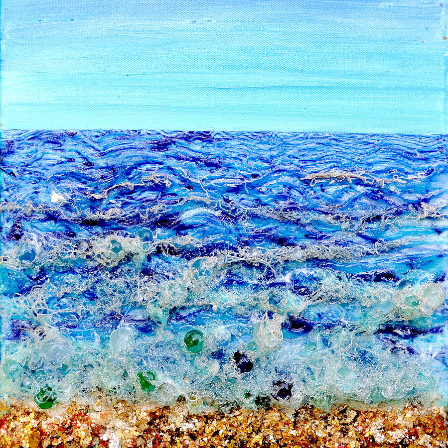 Sparkling Sea Painting by Regina Valluzzi