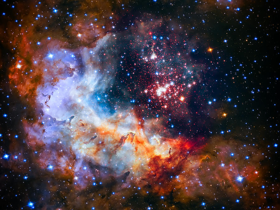 Sparkling Star Cluster Westerlund 2 Photograph by Jennifer Rondinelli Reilly - Fine Art Photography