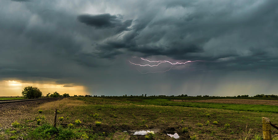 Sparks Across the Sky Photograph by Willard Sharp