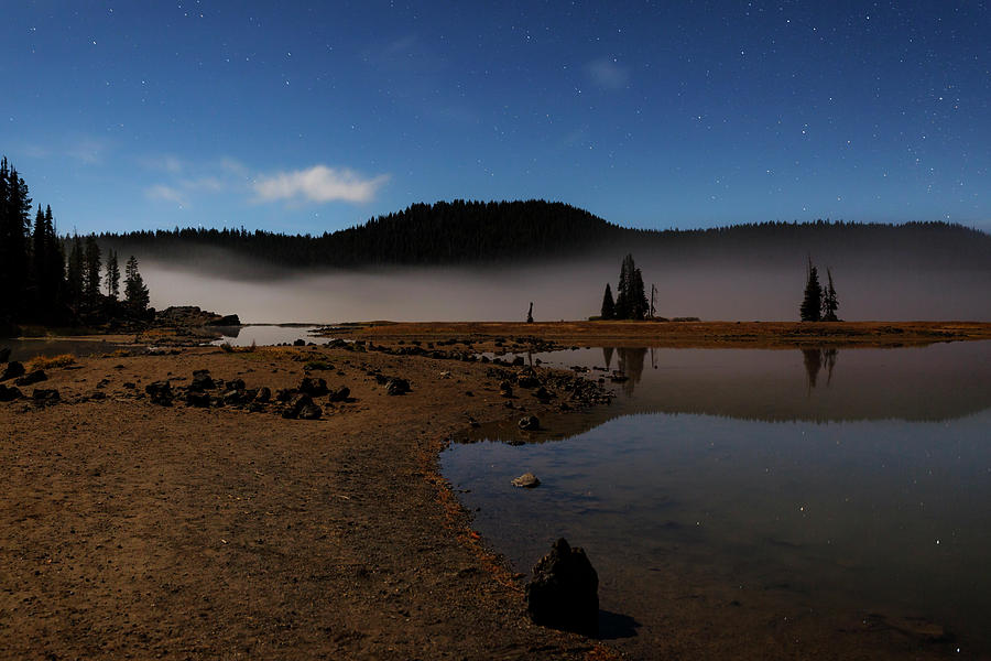Sparks Lake at Dawn Photograph by Cat Connor