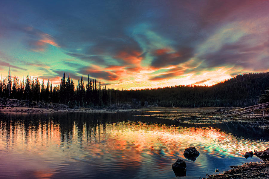 Sparks Lake Hues Photograph by Tyra OBryant - Fine Art America