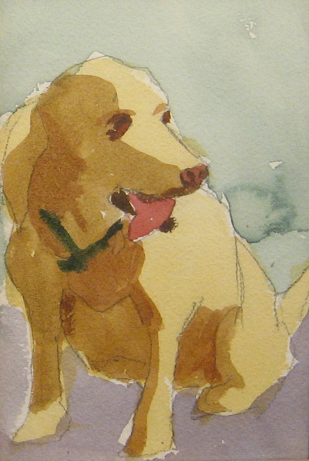 Labs Painting - Sparky by Ken Daugherty