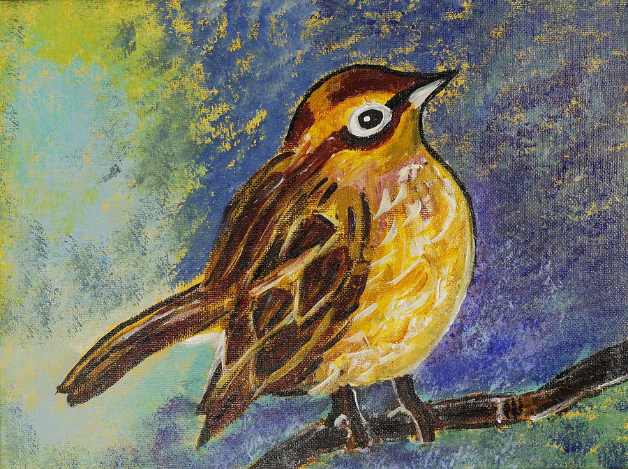 Sparrow Painting by Seema Varma - Fine Art America