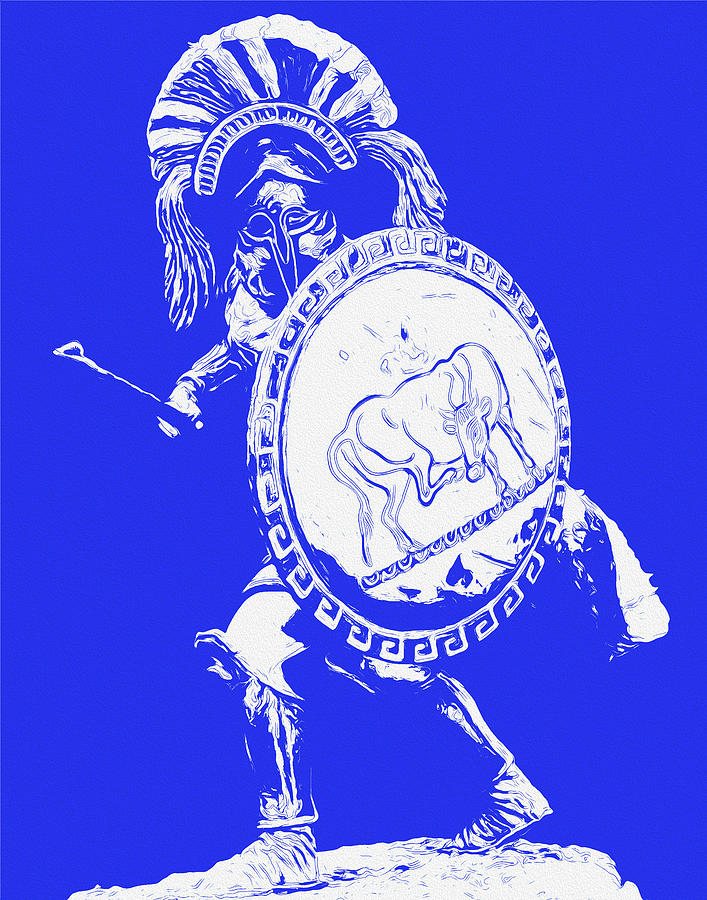 Spartan Hoplite - 07 Painting by AM FineArtPrints