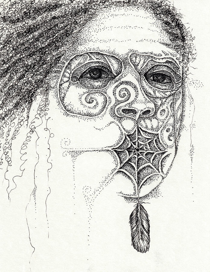Speak No Evil Drawing by Cora Marshall Speak No Evil Drawing by Cora Marshall
