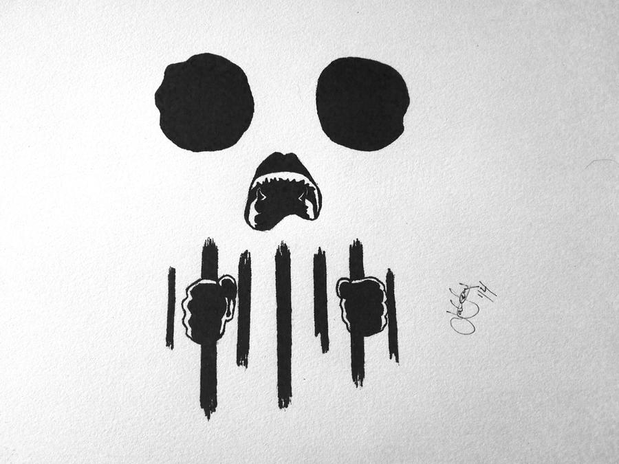 Abstract Drawing - Speak No Evil by Josh Yaros