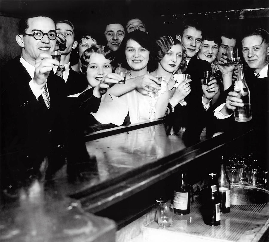 Speakeasy Toast - Prohibition C. 1929 Photograph by Daniel Hagerman