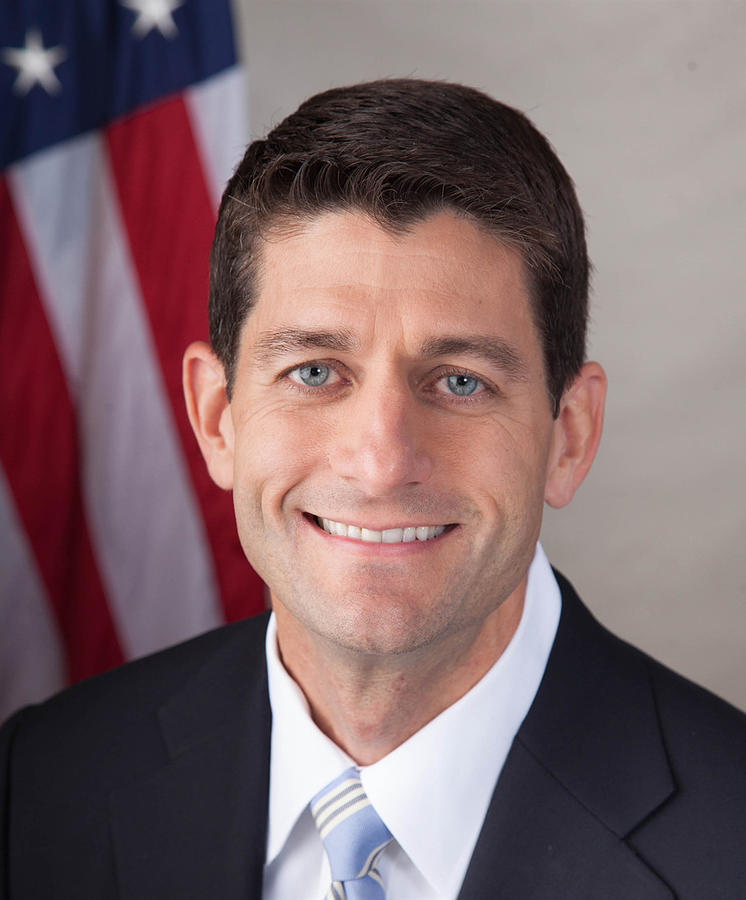 Speakers of the United States House of Representatives, Paul Ryan, Wisconsin Painting by Celestial Images