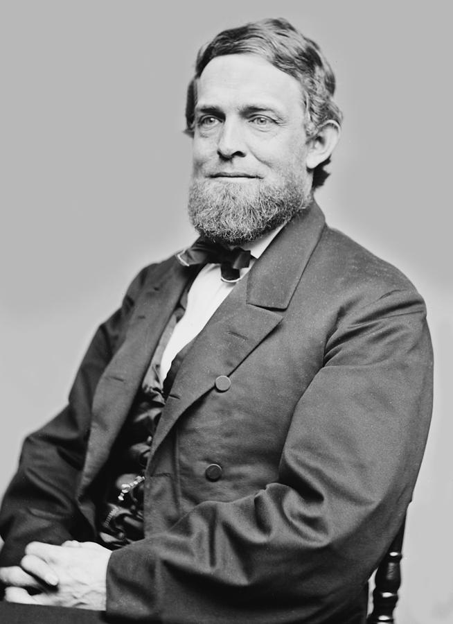 Speakers of the United States House of Representatives, Schuyler Colfax, Indiana Painting by Celestial Images