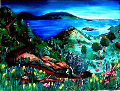 Landscape Painting - Special Land by Andrew Johnson Landscape Painting - Special Land by Andrew Johnson