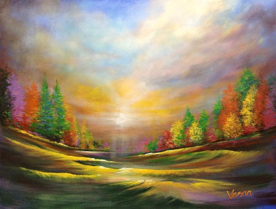 Special Moment Painting by Vesna Delevska - Fine Art America