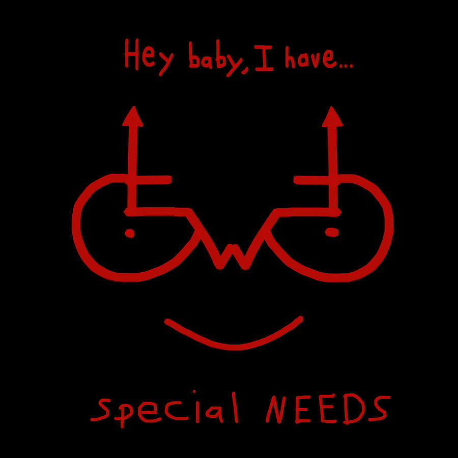T-shirt Digital Art - Special Needs by James Rich T-shirt Digital Art - Special Needs by James Rich