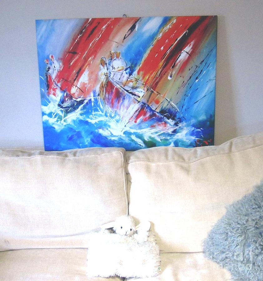 Special offer on large canvas wall art prints 120 euros  see www.pixi-art.com Painting by Mary Cahalan Lee - aka PIXI